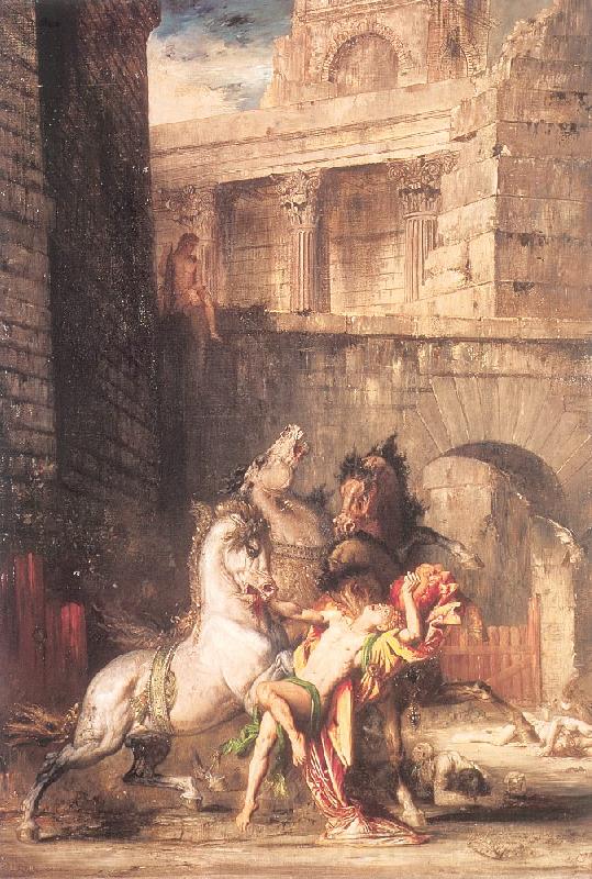 Gustave Moreau Diomedes Devoured by his Horses